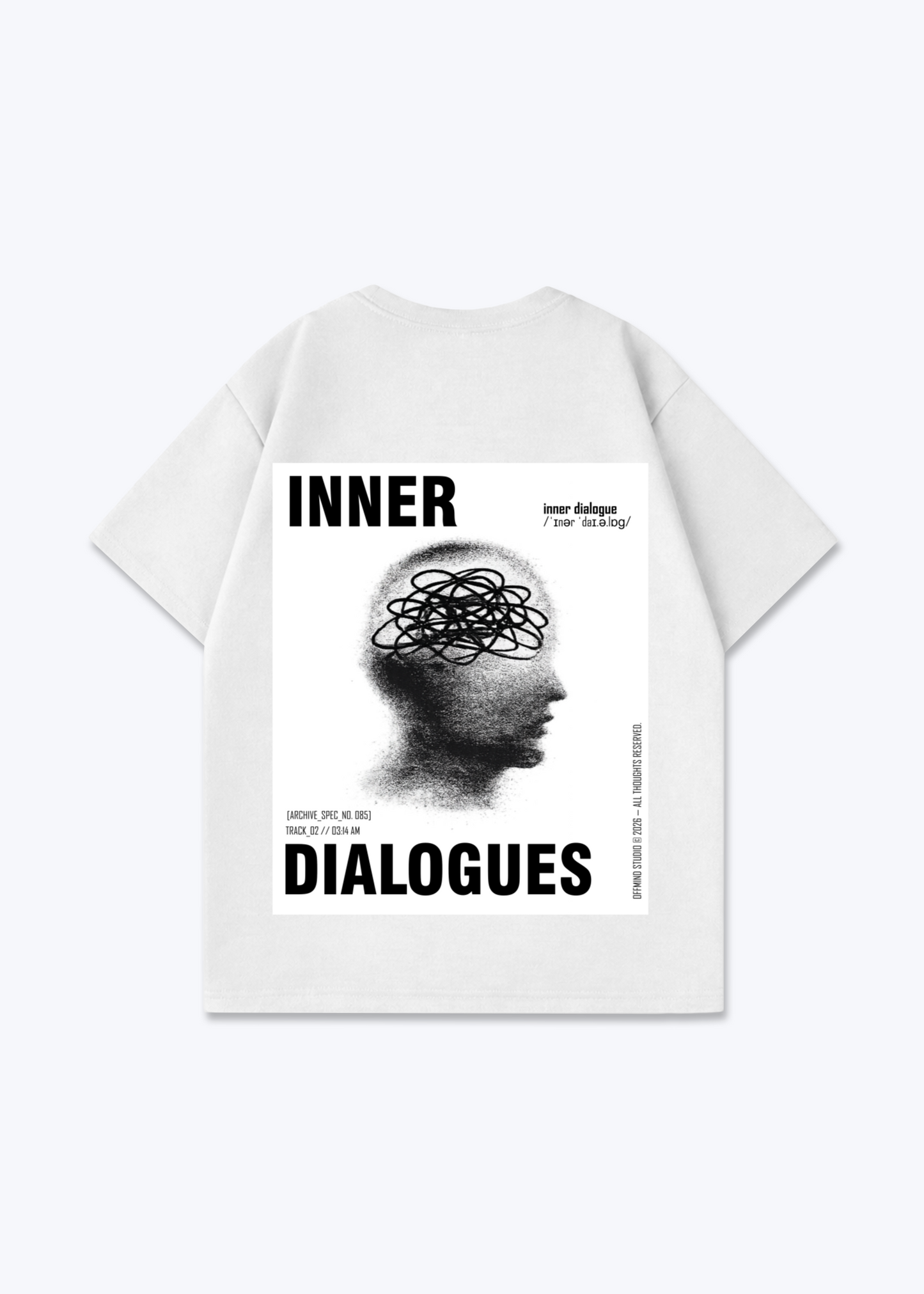INNER DIALOGUES - White Back (Designed)