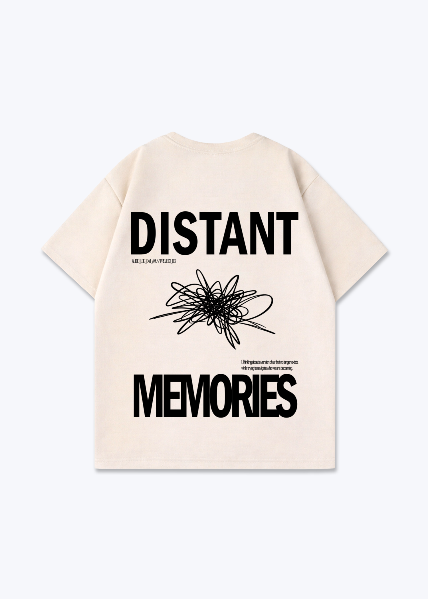 DISTANT MEMORIES - Beige Back (Designed)